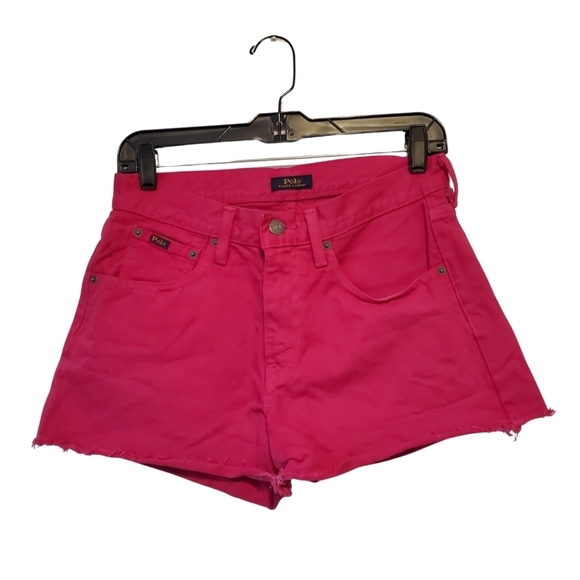 Polo by Ralph Lauren Pink Jean Shorts - Picture 2 of 4
